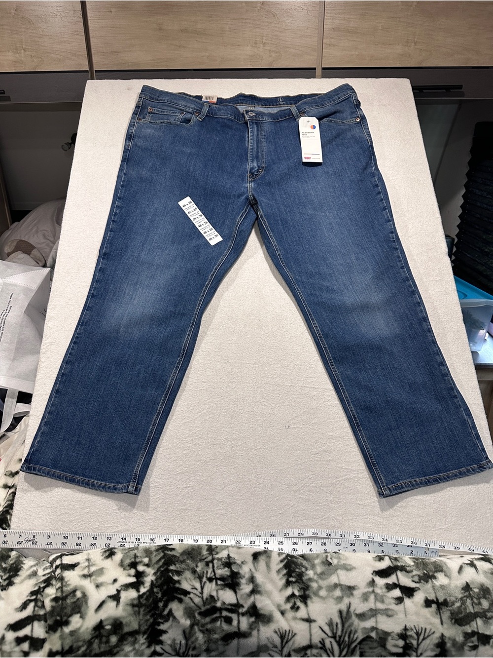 Levi's Men's Dark Blue Straight Jeans
